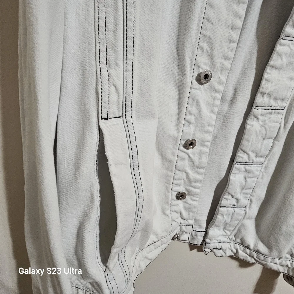 Hudson White Jean Jacket - Picture 5 of 6